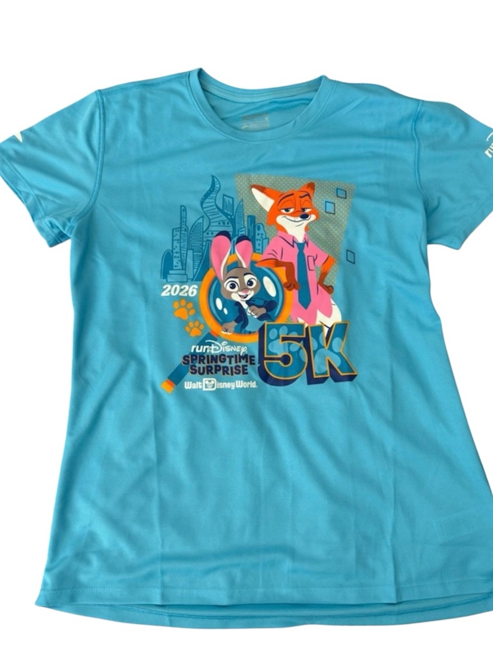 New RunDisney Springtime Surprise 5K 2026 Judy Hopps & Nick Wilde ladies M